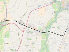 Spoorlijn Ihrhove - Nieuweschans op de kaart