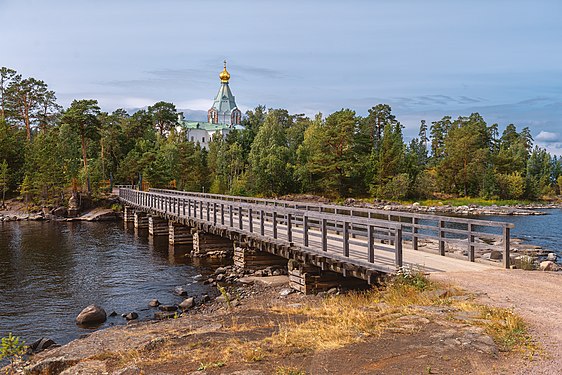 14. Мост на Никольский остров, Валаам, Карелия Автор — Anastasia Mazureva