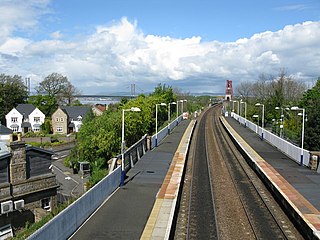Dalmeny railway station Railway station in Edinburgh, Scotland
