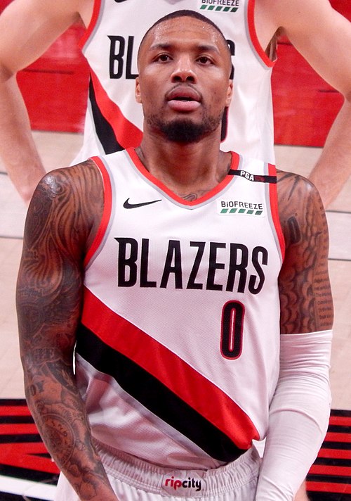 Damian Lillard was selected sixth by the Portland Trail Blazers.