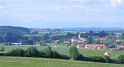 Skyline of Egling