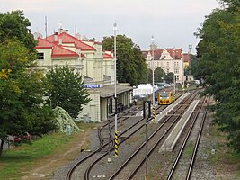 Bahnhof aus Richtung Westen