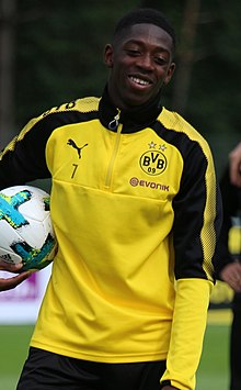 Dembélé Dortmundi Borussiaga 2017. aastal