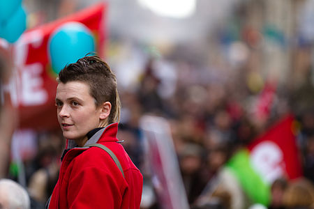 Manifestation pour le mariage pour tous