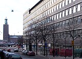 Näringsdepartementets hus vy mot väst