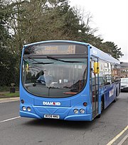 Volvo B7RLE Wright Eclipse operating a 4H to Walsall from Hayley Green, April 2020. Diamond West Midlands, Volvo B7RLE Wright Eclipse.jpg