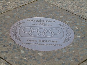 Dirk Richter, 4x100m, Schwimmen, Barcelona 1992.JPG