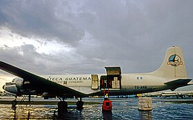 Douglas DC-6A TG-ANA Aviateca MIA 08.02.71 edited-2.jpg
