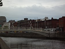 O puent de Halfpenny en Dublín