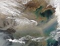 Sandstorm over Eastern China, March, 2010