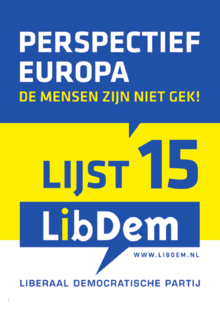 Election poster for the 2014 European Parliament election EP-NL-2014-LibDem.png