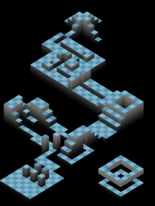 Level design Edge (video game) level layout.png