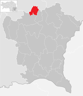 Poloha obce Eichkögl v okrese Südoststeiermark (klikacia mapa)
