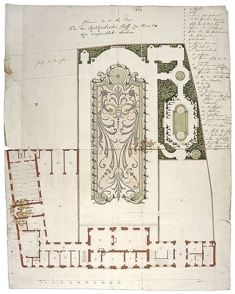 File:Entwurf eines Grundrisses mit Garten für den Nordkirchener Hof in Münster.jpg