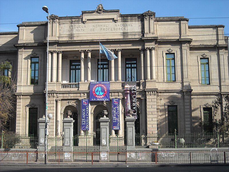 File:Escuela Normal Nacional Mixta de Profesores Alejandro Carbó, Barrio Alberdi, Córdoba, Argentina.JPG