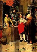 スペインのワイン・ショップ(1876)