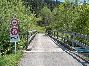 2.16 16 t & 2.14 + Privé, pont sur la Saane, Fägsteinerestrasse, Feutersoey, Gsteig (BE), 2022