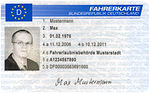 Лице тахографске картице издате у Немачкој