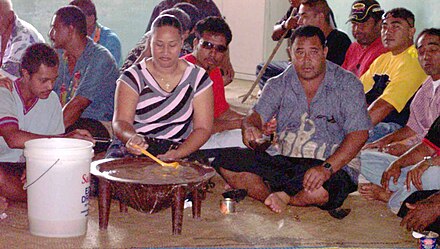 A faikava (kava drinking ceremony)