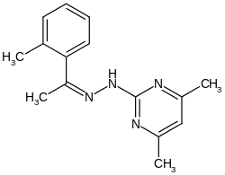 Structural formula of ferimzone