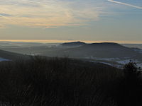 Taunus seen from a distance of 110 km