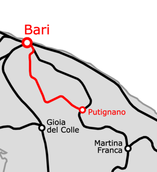 <span class="mw-page-title-main">Bari-Casamassima-Putignano railway</span>