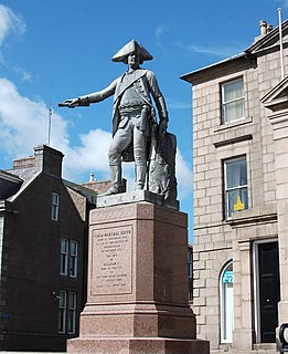 Statue of Marshal Keith, Peterhead