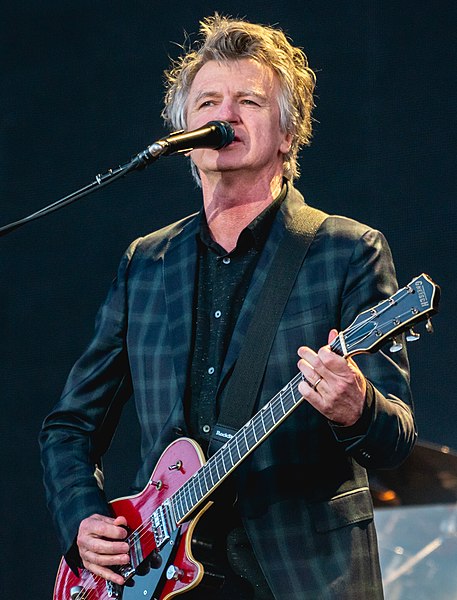 Finn performing with Fleetwood Mac at Werchter Boutique in 2019