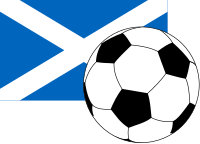 Flago de Skotlando kun fotbal.svg