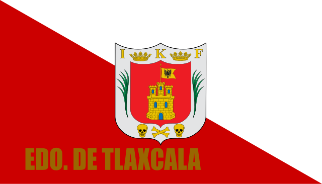 Tlaxcala (civitas): vexillum