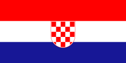 Bendera Kroasia minoritas di Serbia dan Montenegro.svg