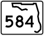 State Road 584 marker