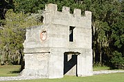 Fort Frederica National Monument, including the fort and town of Frederica ruins This is an image of a place or building that is listed on the National Register of Historic Places in the United States of America. Its reference number is 66000065.