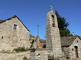 Kerk bij Saint-Étienne-du-Valdonnez