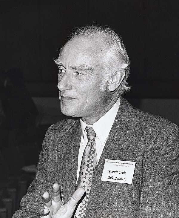 Francis Crick in 1980