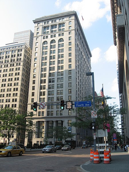 The fictional offices of Fallin & Fallin is located at the Frick Building