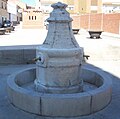 Fuente de agua de Cobeja (Toledo), data de 1702.