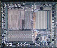 Die of the General Instrument DSP32010 GI DSP32010 die.JPG