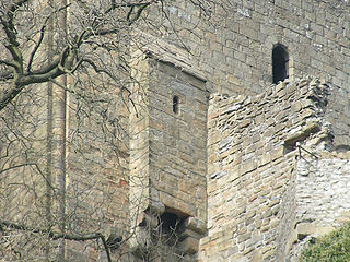 Garderobe room in medieval castles, usually for toilet