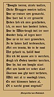 Gedicht Margaretha van Godewijck naar aanleiding van de instorting in 1644