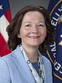 Gina Haspel, first female director of the CIA (BA 1978) Gina Haspel official CIA portrait (cropped).jpg