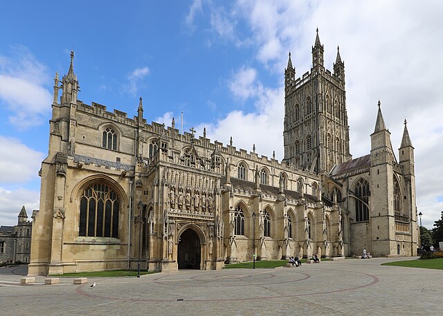 Image: Gloucester Cathedral exterior 2019