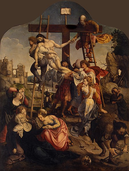 File:Gossaert, Jan - Descent from the Cross, circa 1520, ГЭ-413.jpg