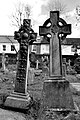 Two gravestones having a chat in the churchyard