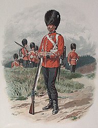 Grenadiers britanniques, fin du XIXe siècle (jusqu'en 1889).