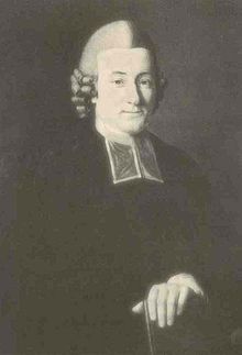 Johann Jakob Griesbach, who suggested a Matthew, Luke, Mark order on literary grounds. Griesbach1.jpg