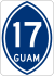 Guam Highway 17 işaretçisi