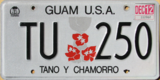 Guam license plate 2012 TU 250.png