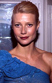 American actress Gwyneth Paltrow spent five weeks at number one with "Cruisin'", a duet with Huey Lewis. GwynethPaltrowTIFF00 adj.jpg