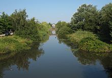 Town canal in Neuallermöhe